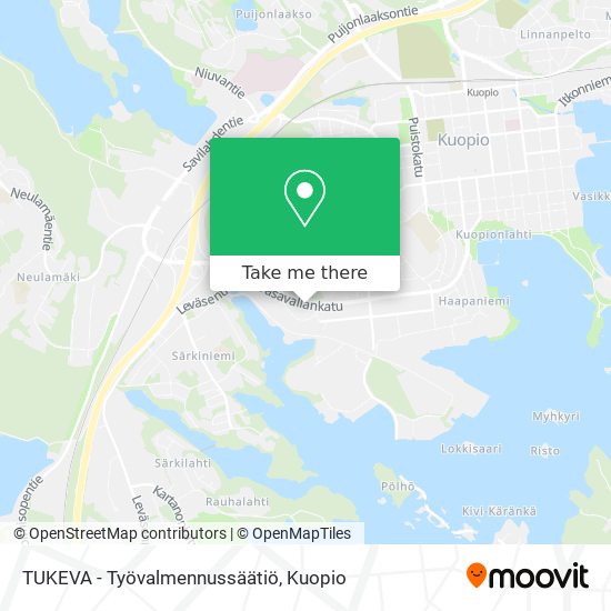 TUKEVA - Työvalmennussäätiö map