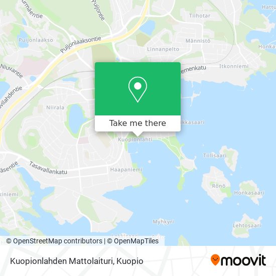 Kuopionlahden Mattolaituri map