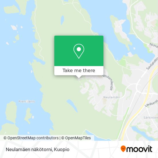 Neulamäen näkötorni map