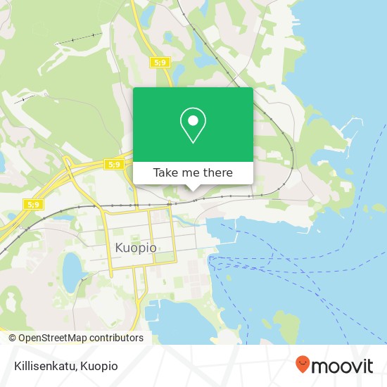 Killisenkatu map