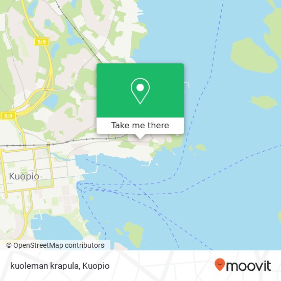 kuoleman krapula map