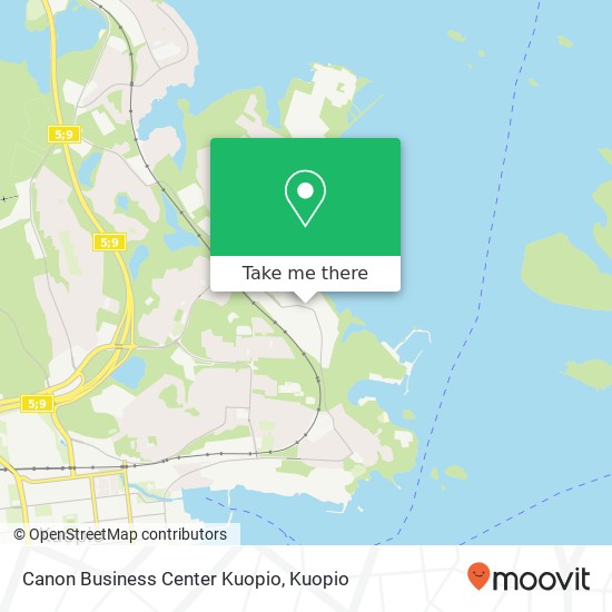 Canon Business Center Kuopio map