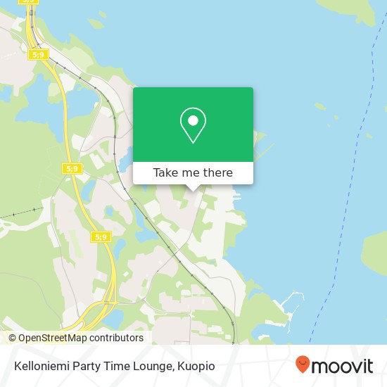 Kelloniemi Party Time Lounge map