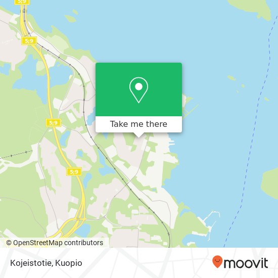 Kojeistotie map