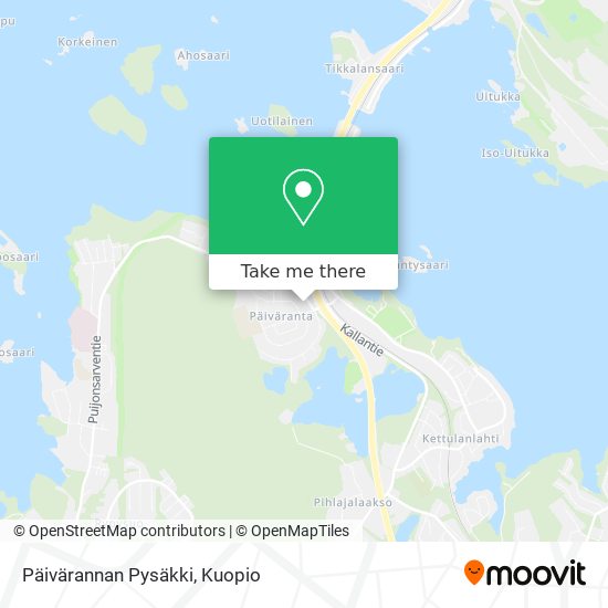 Päivärannan Pysäkki map