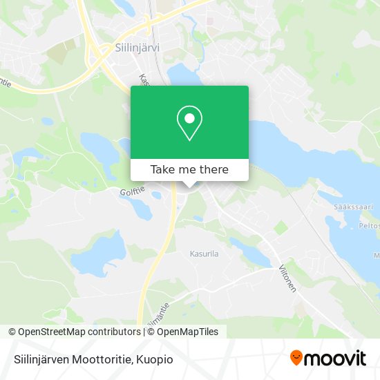 Siilinjärven Moottoritie map