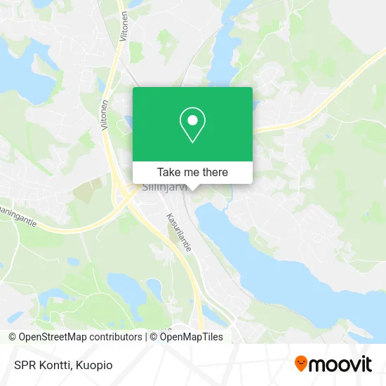 Finnish Red Cross Kontti map