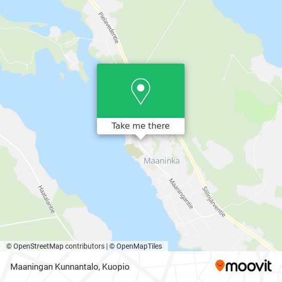 How to get to Maaningan Kunnantalo in Maaninka by Bus?