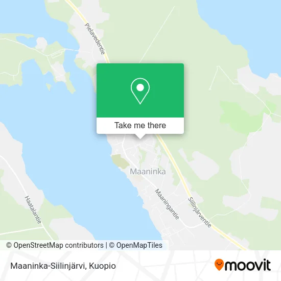 Maaninka-Siilinjärvi map
