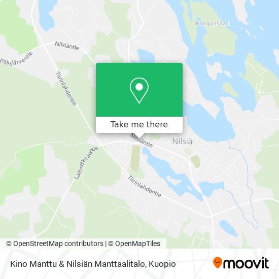 Kino Manttu & Nilsiän Manttaalitalo map