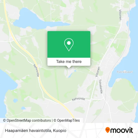 Haapamäen havaintotila map
