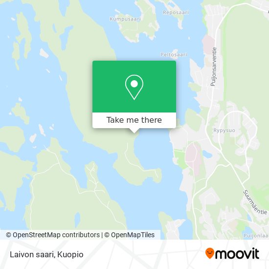 Laivon saari map