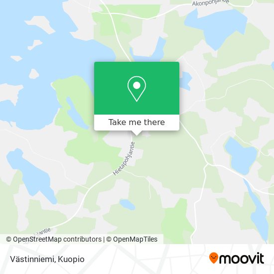 Västinniemi map