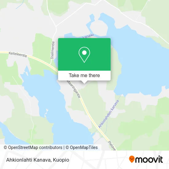Ahkionlahti Kanava map