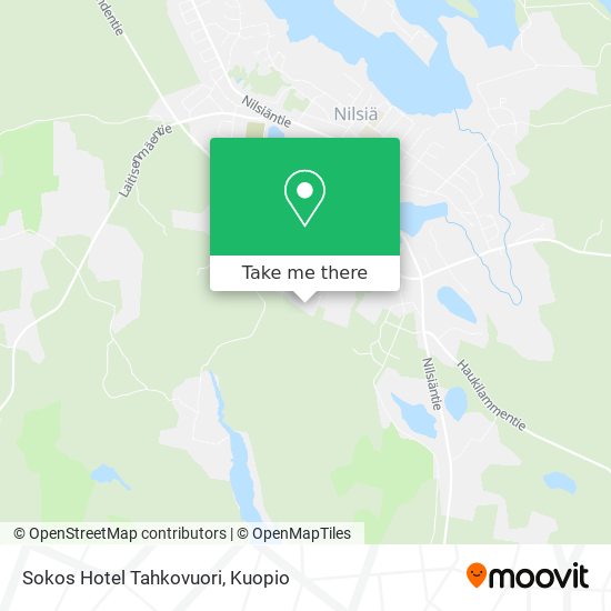 Sokos Hotel Tahkovuori map