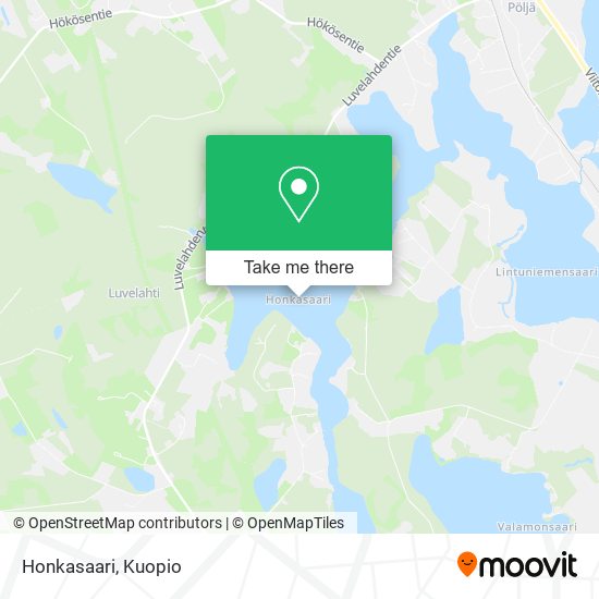 Honkasaari map