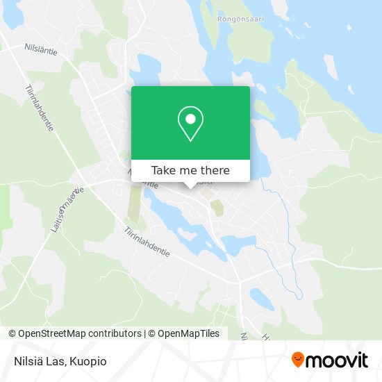 Nilsiä Las map