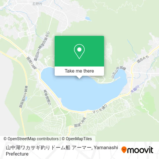Lake Yamanaka Wakasagi Fishing Dome Armor map