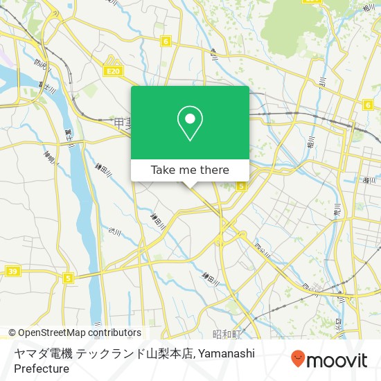 ヤマダ電機 テックランド山梨本店 map