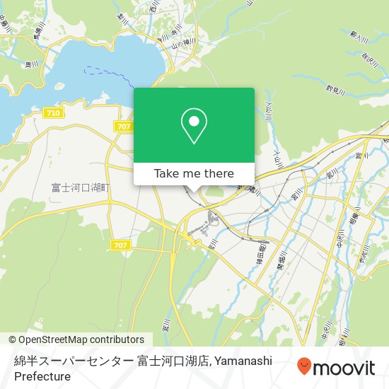 綿半スーパーセンター 富士河口湖店 map