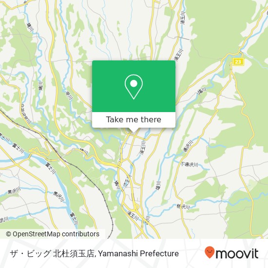 ザ・ビッグ 北杜須玉店 map