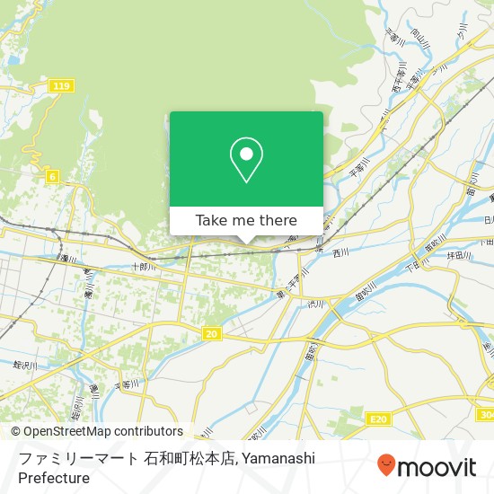 ファミリーマート 石和町松本店 map