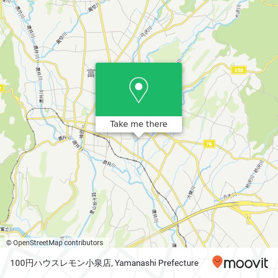 100円ハウスレモン小泉店 map