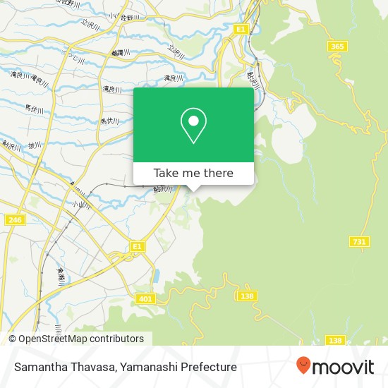 Samantha Thavasa map