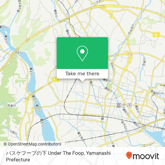 バスケフープの下   Under The Foop map