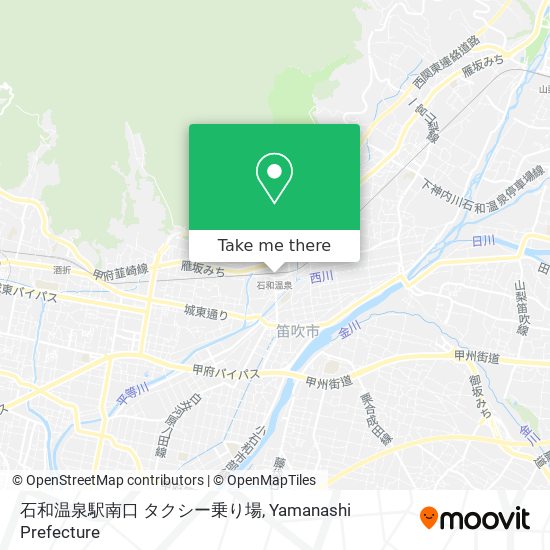 How To Get To 石和温泉駅南口 タクシー乗り場 In 笛吹市 By Bus Moovit