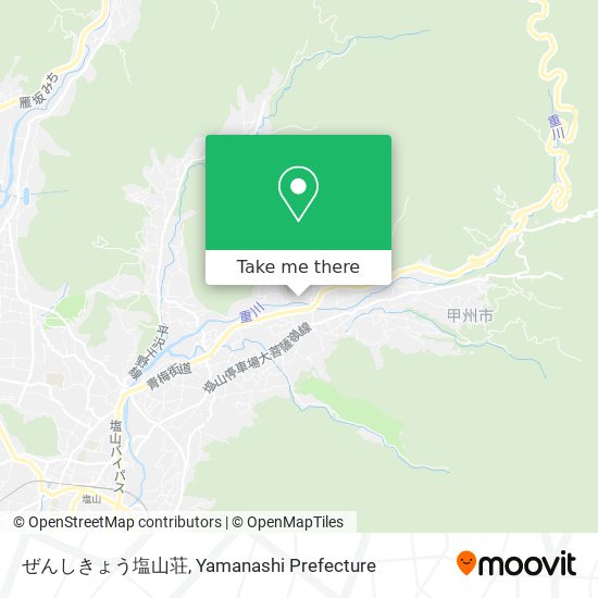 ぜんしきょう塩山荘 map
