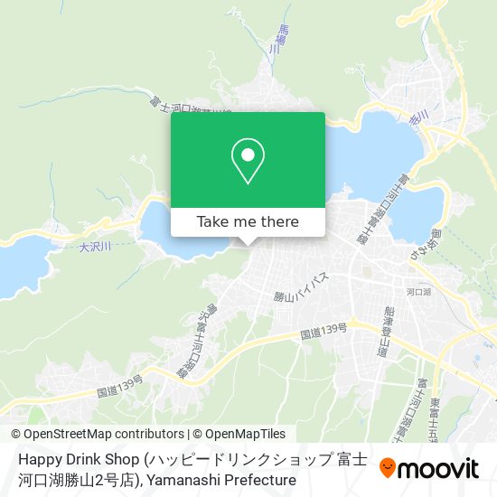 Happy Drink Shop (ハッピードリンクショップ 富士河口湖勝山2号店) map