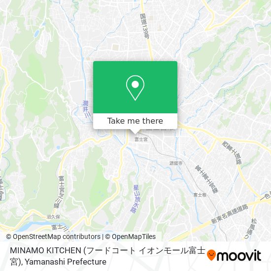 MINAMO KITCHEN (フードコート イオンモール富士宮) map