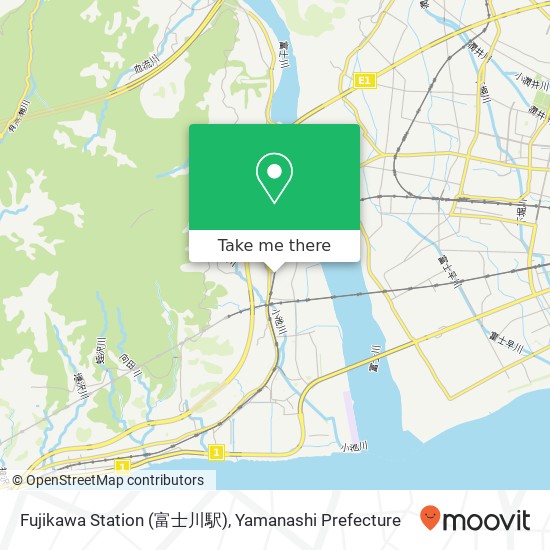 Fujikawa Station (富士川駅) map