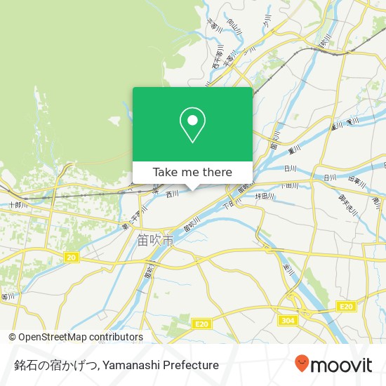 銘石の宿かげつ map