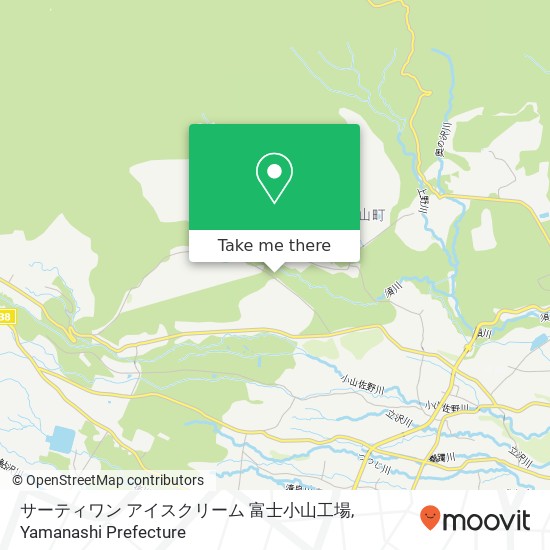 サーティワン アイスクリーム 富士小山工場 map
