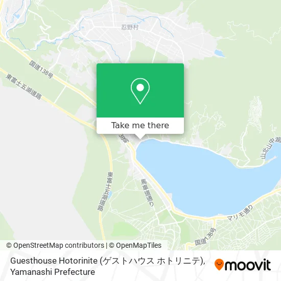 Guesthouse Hotorinite (ゲストハウス ホトリニテ) map