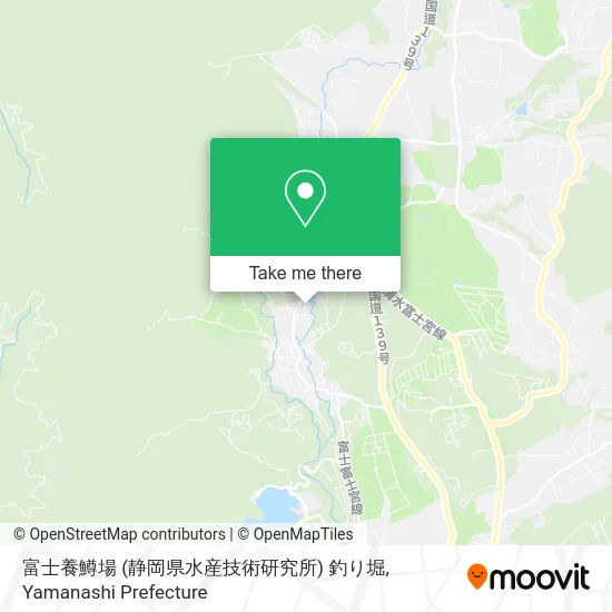 富士養鱒場 (静岡県水産技術研究所) 釣り堀 map