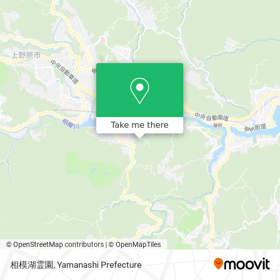 相模湖霊園 map