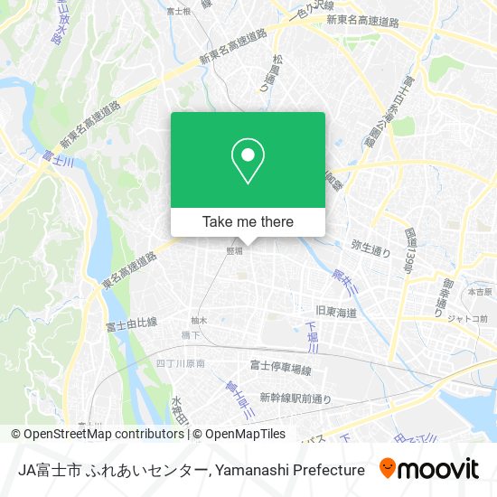 JA富士市 ふれあいセンター map