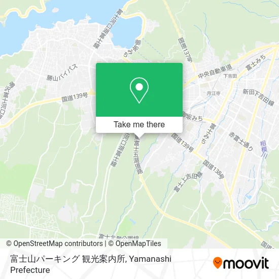 富士山パーキング 観光案内所 map