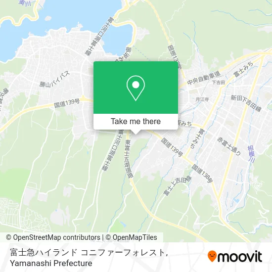 富士急ハイランド コニファーフォレスト map