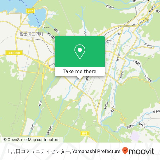 上吉田コミュニティセンター map