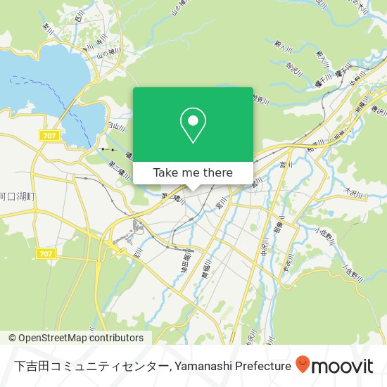 下吉田コミュニティセンター map