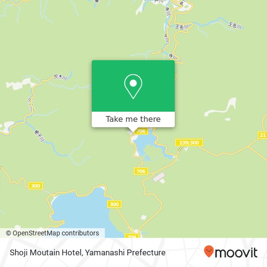 Shoji Moutain Hotel map