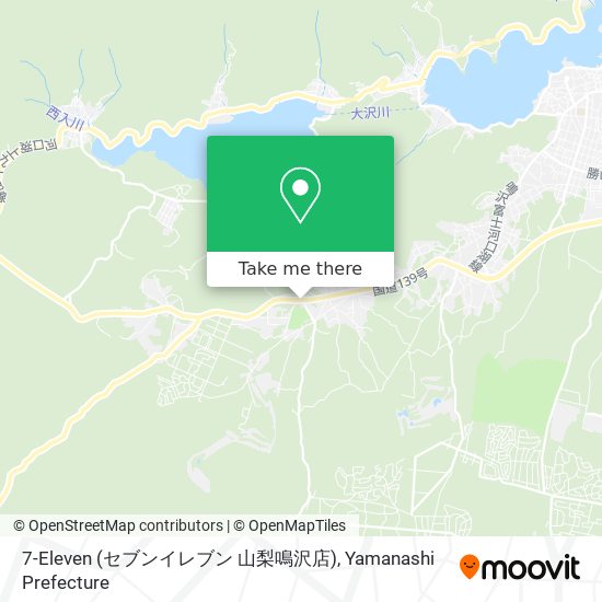 7-Eleven (セブンイレブン 山梨鳴沢店) map