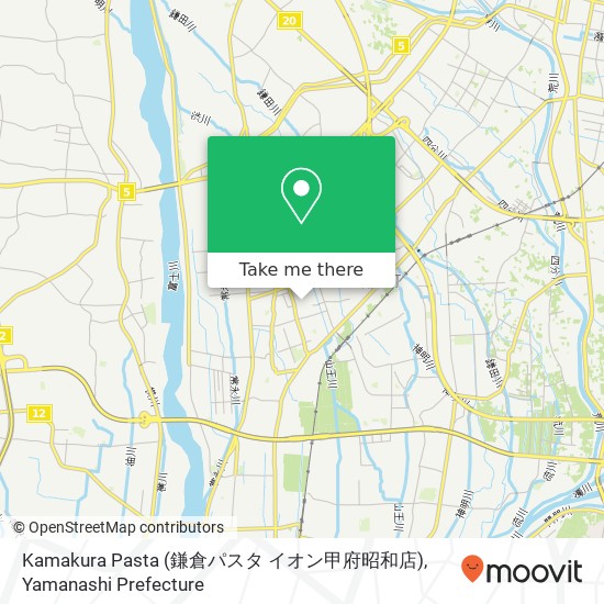 Kamakura Pasta (鎌倉パスタ イオン甲府昭和店) map