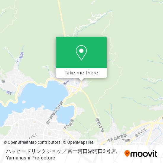 ハッピードリンクショップ 富士河口湖河口3号店 map