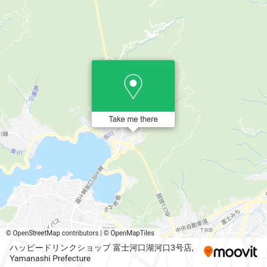 ハッピードリンクショップ 富士河口湖河口3号店 map