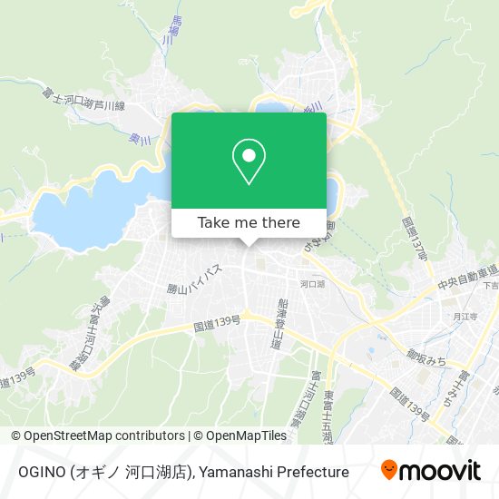 OGINO (オギノ 河口湖店) map